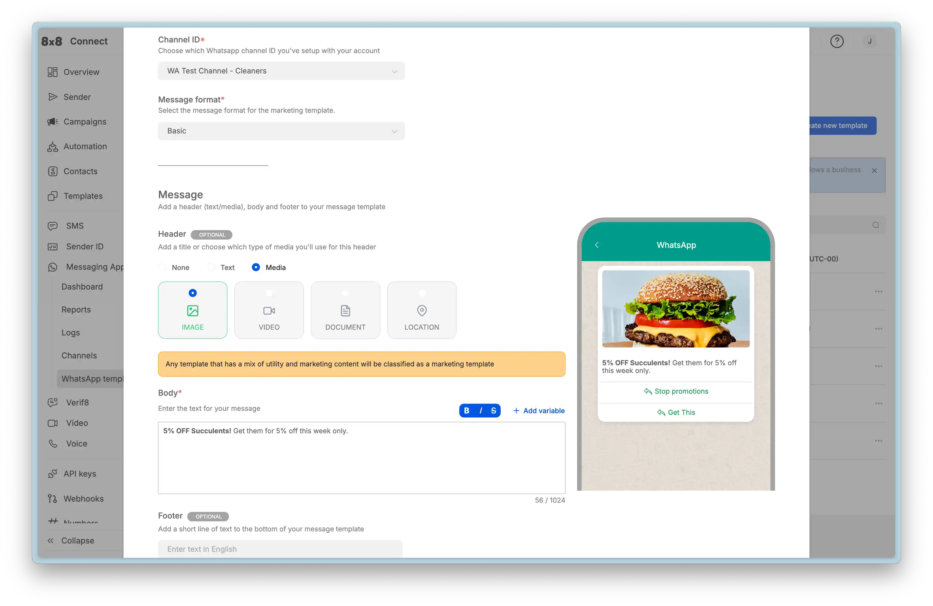 WhatsApp Template Creation